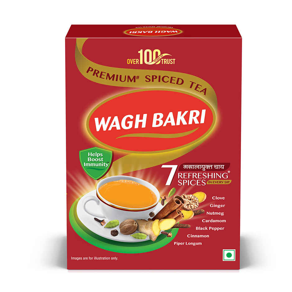 Wagh Bakri Premium Spiced Tea Combo