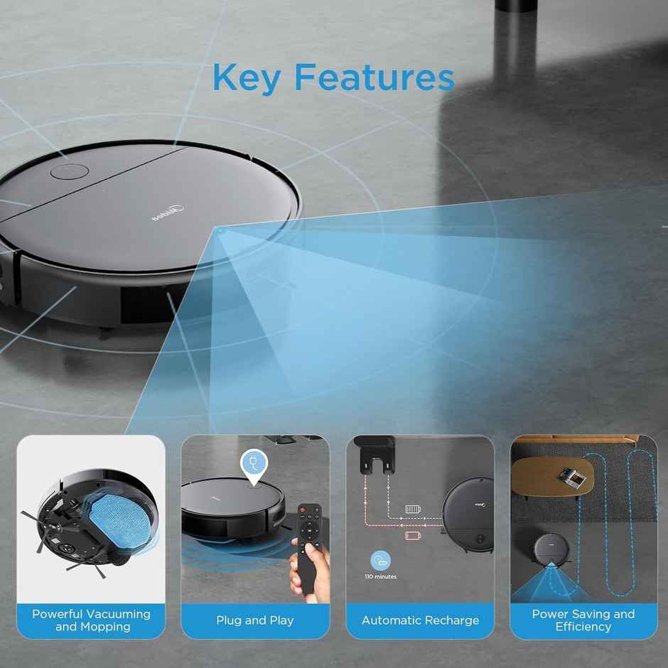 Midea I2a Robotic Vacuum Cleaner- Black