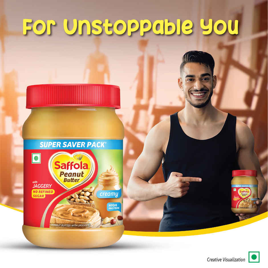 Saffola Peanut Butter with Jaggery, Creamy