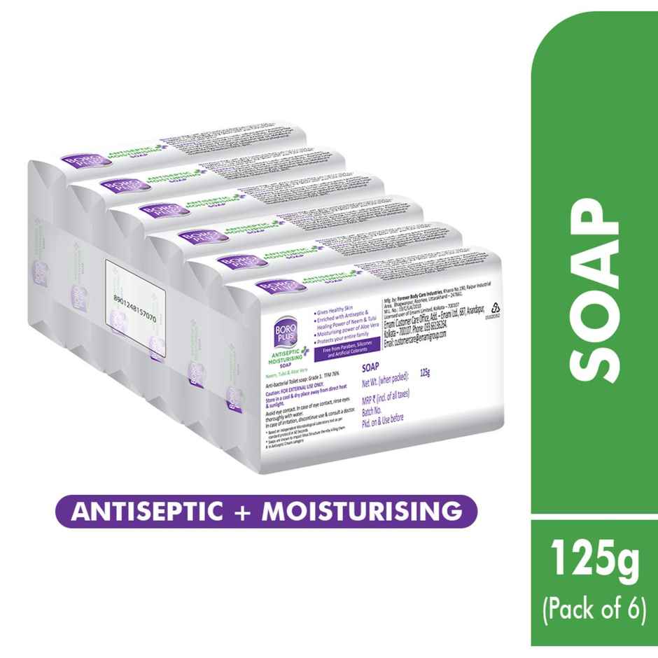 BoroPlus Antiseptic And Moisturising Bathing Soap With Aloe Vera, Neem And Tulsi