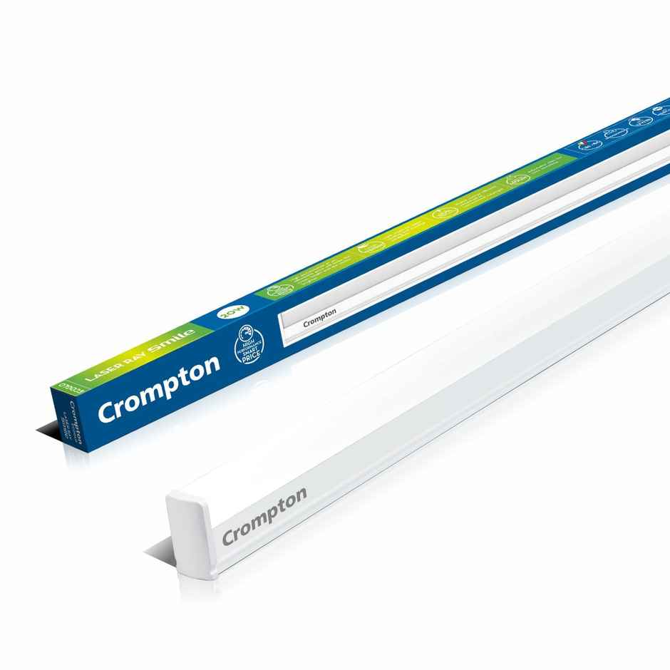 Crompton Laser Ray Smile 20W Led Batten | Energy Efficient Batten For Home | Cool Day Light 6500K