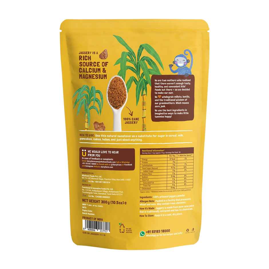 Slurrp Farm Jaggery - Gud Powder