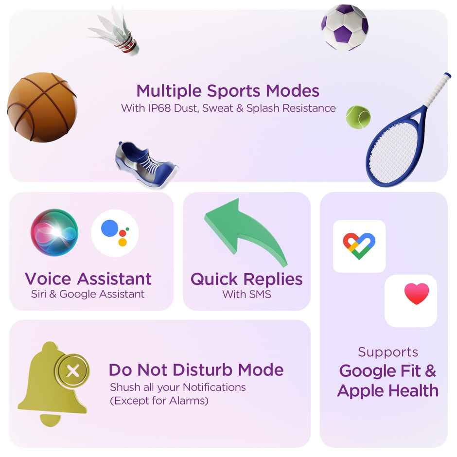 boAt Wave Smart Call Smartwatch | 1.69" Display | BT Calling - Active Black