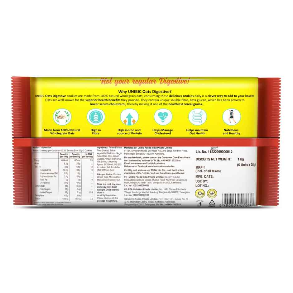 UNIBIC Oats Digestive Cookies