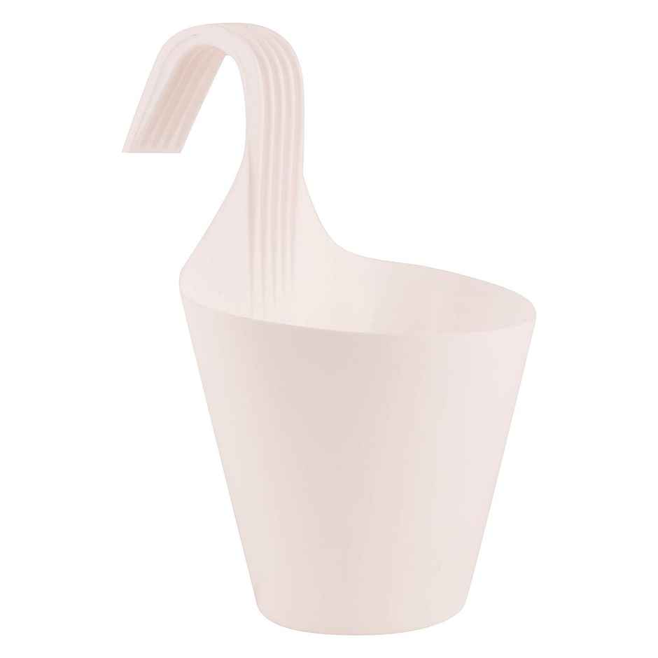 Leafy Tales Plastic Hook Hanging Pot | Multicolor | 29 x 12 x 22 cm | 10 pcs | Medium