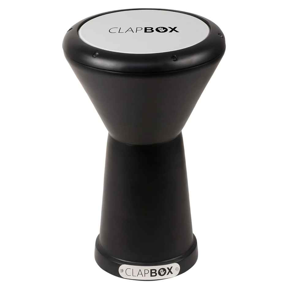 Clapbox Darbuka- Aluminium (9 Inches, Black) Full Size