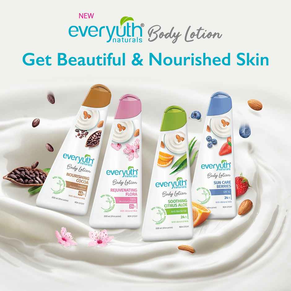 Everyuth Naturals Body Lotion Sun Care Berries
