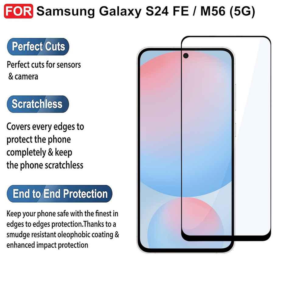 Artistque Tempered Glass for Samsung Galaxy S24 FE Screen Protector Guard