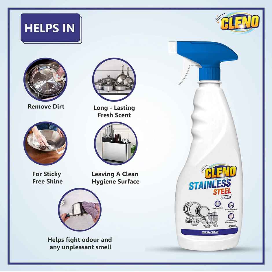 Cleno Stainless Steel Cleaner Spray