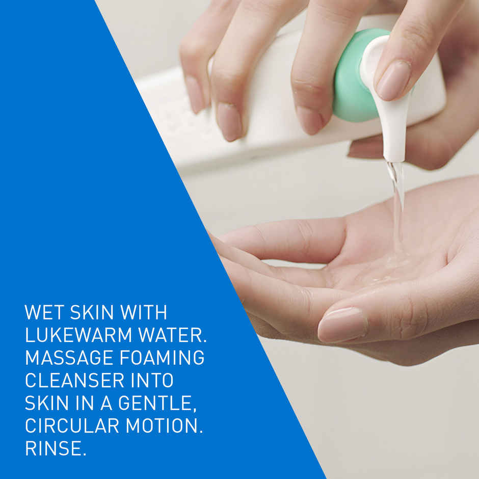 CeraVe Foaming Cleanser Face Wash For Oily Skin With Ceramides, Dermatologist Recommended