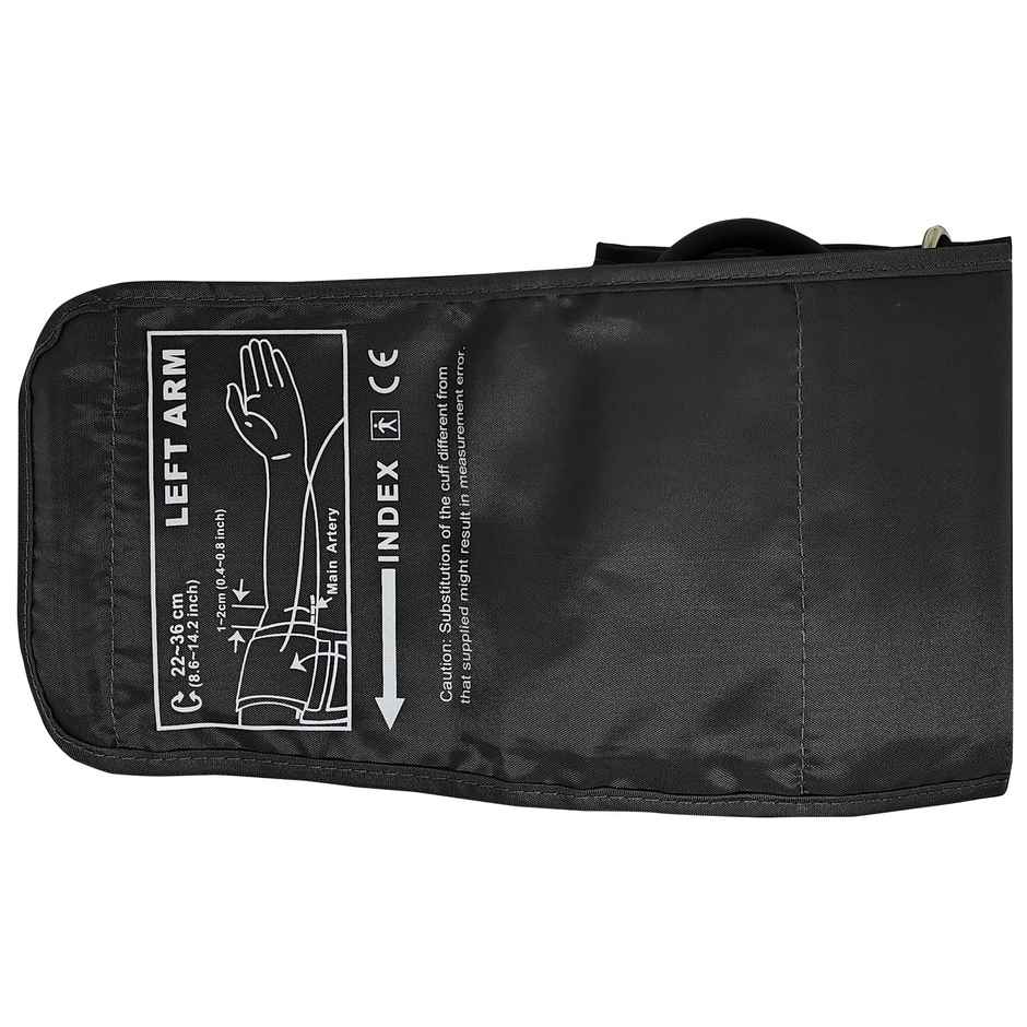 Sahyog Wellness Single Tube Normal Size Blood Pressure Monitor Machine Cuff - Dark Grey