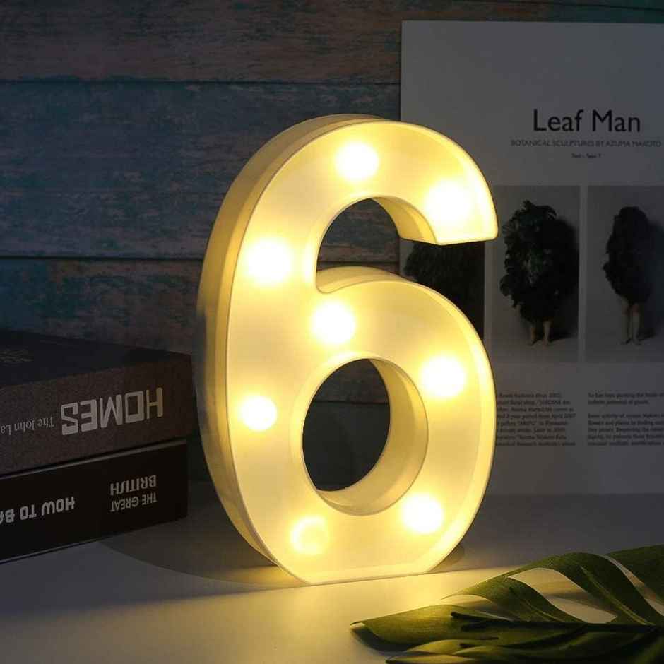 Party Propz Marquee Number Light Letters For Room Decor Lights