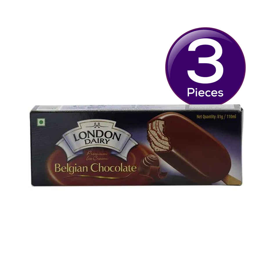 London Dairy Belgian Chocolate Ice Cream Stick Combo