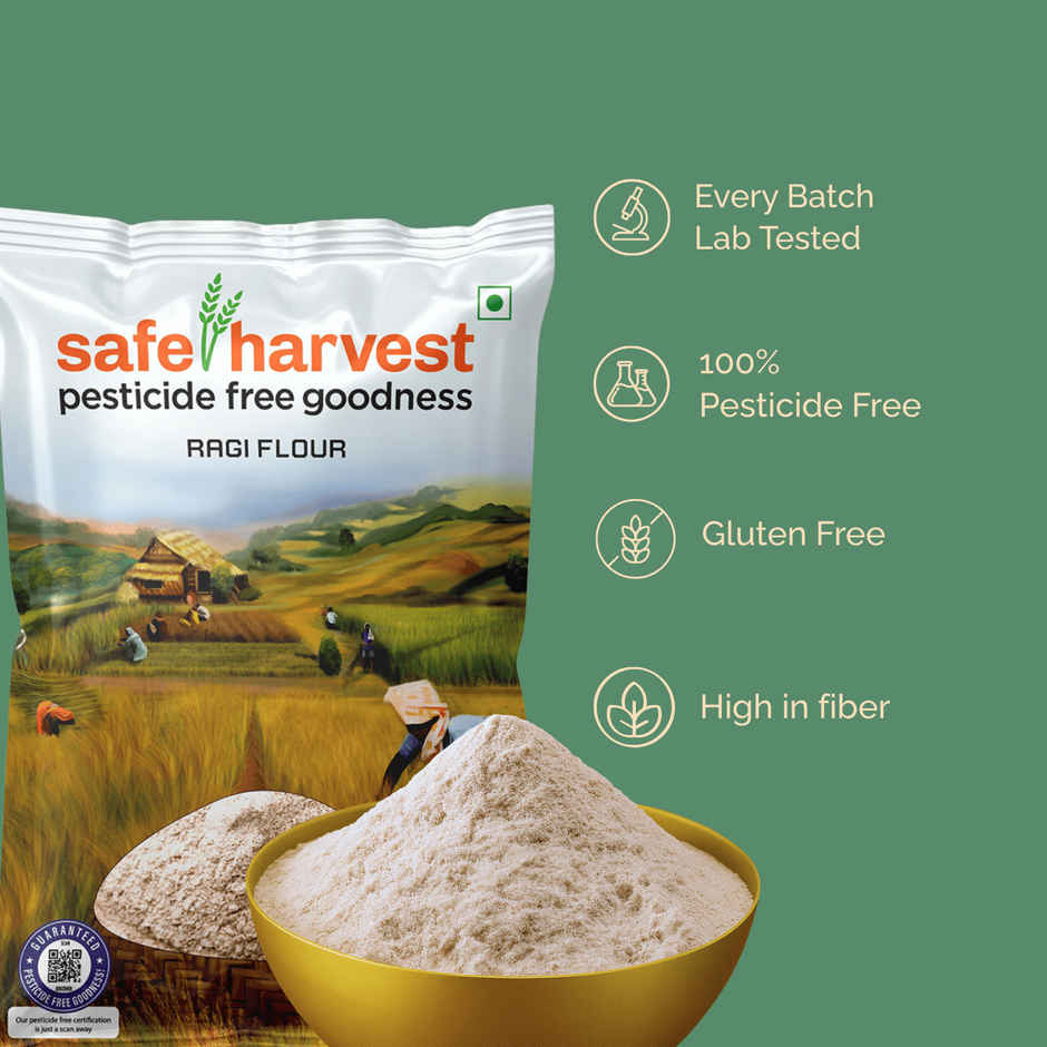 Safe Harvest Pesticide-Free Ragi Flour