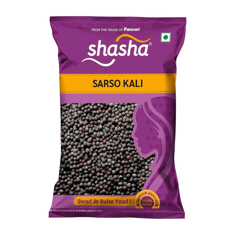 Shasha Kali Small Mustard Seeds (Sarso) From The House Of Pansari