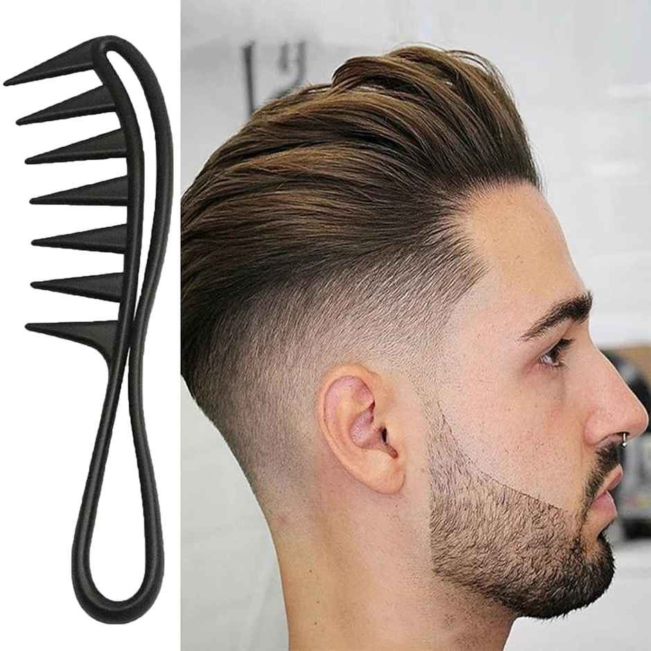 Bronson Professional Shower Detangler Hair Comb With Wide Tooth For Curly & Wavy Hair