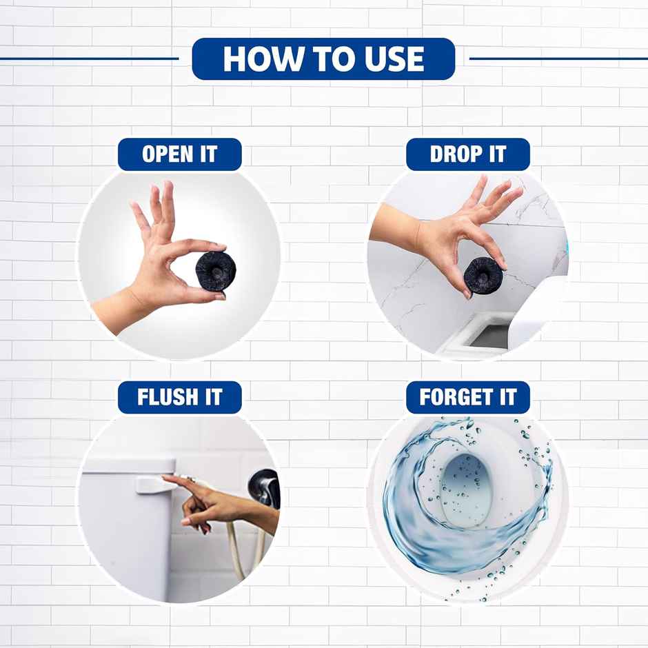 Harpic Flushmatic Lavender Toilet Cleaner Blocks