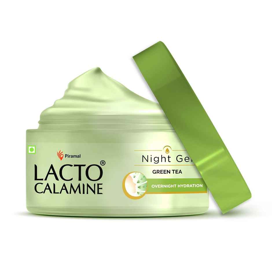 Lacto Calamine Green Tea Night Gel For Overnight Hydration & Moisturisation