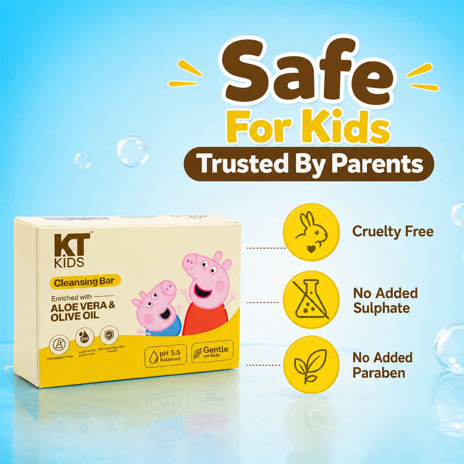 KT Kids Soap | Gentle Cleansing with Shea Butter & Argan Oil