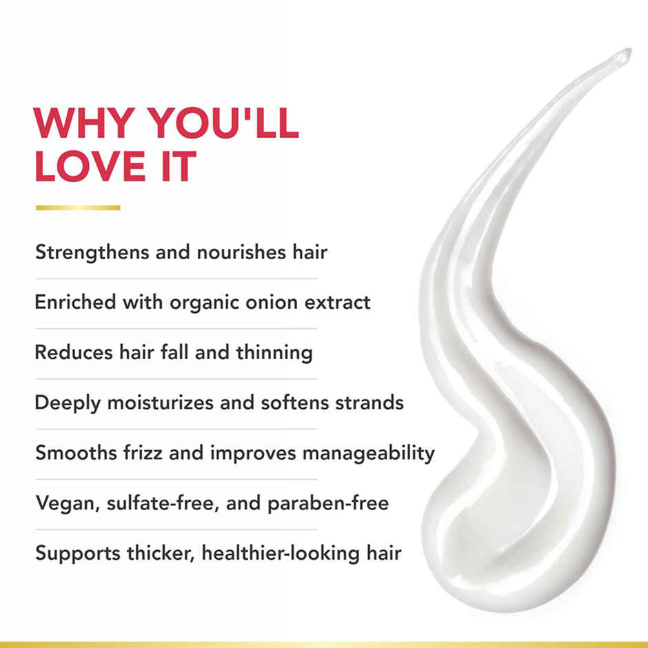 KT Professional Organic Onion Conditioner with Essential Oils & Aloe Vera