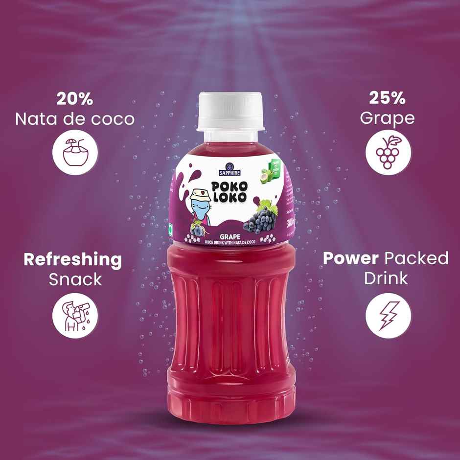 Sapphire Poko Loko Grape Nata Drink