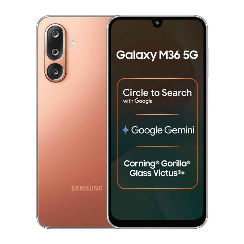 Samsung Galaxy M36 5G | 6GB RAM, 128GB Storage | Orange Haze