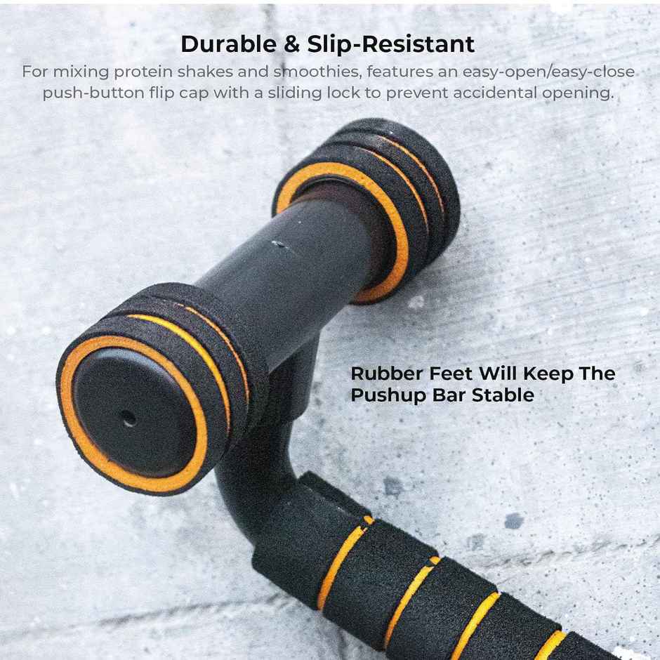 Boldfit Push Up Bar Pushup Home Gym Equipment For Training Antislip Multicolor