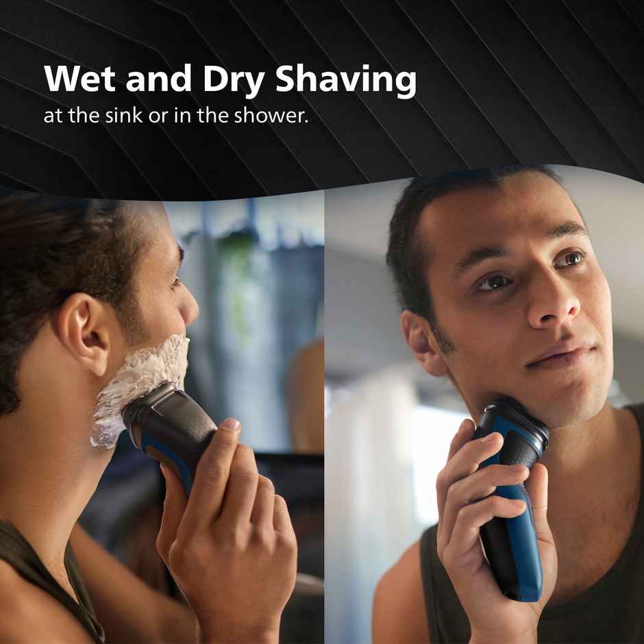 Philips Electric Shaver I Wet And Dry Shave, 3D Floating Heads, Waterproof S1151/03