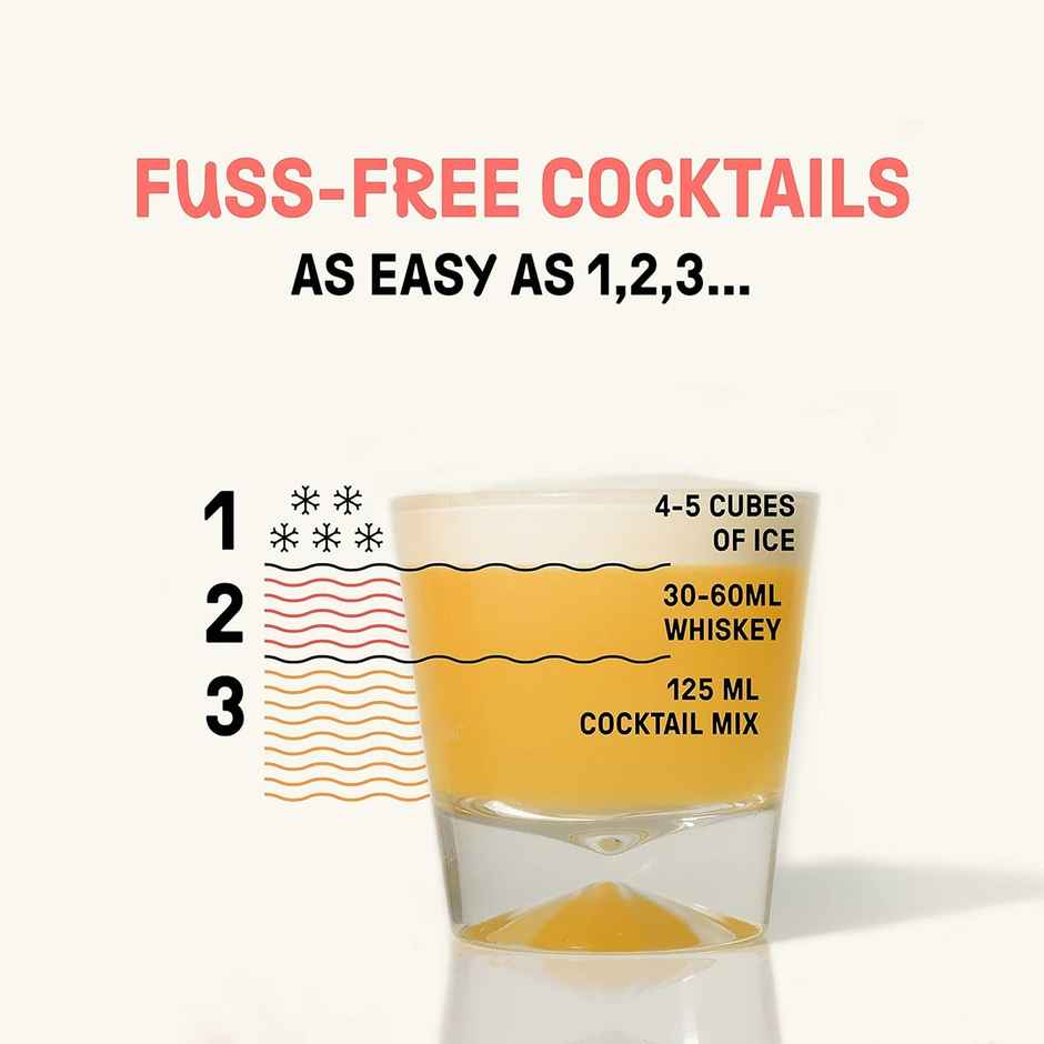 Tipsy Tiger Whiskey Sour Cocktail Mixer | Ready & Convenient