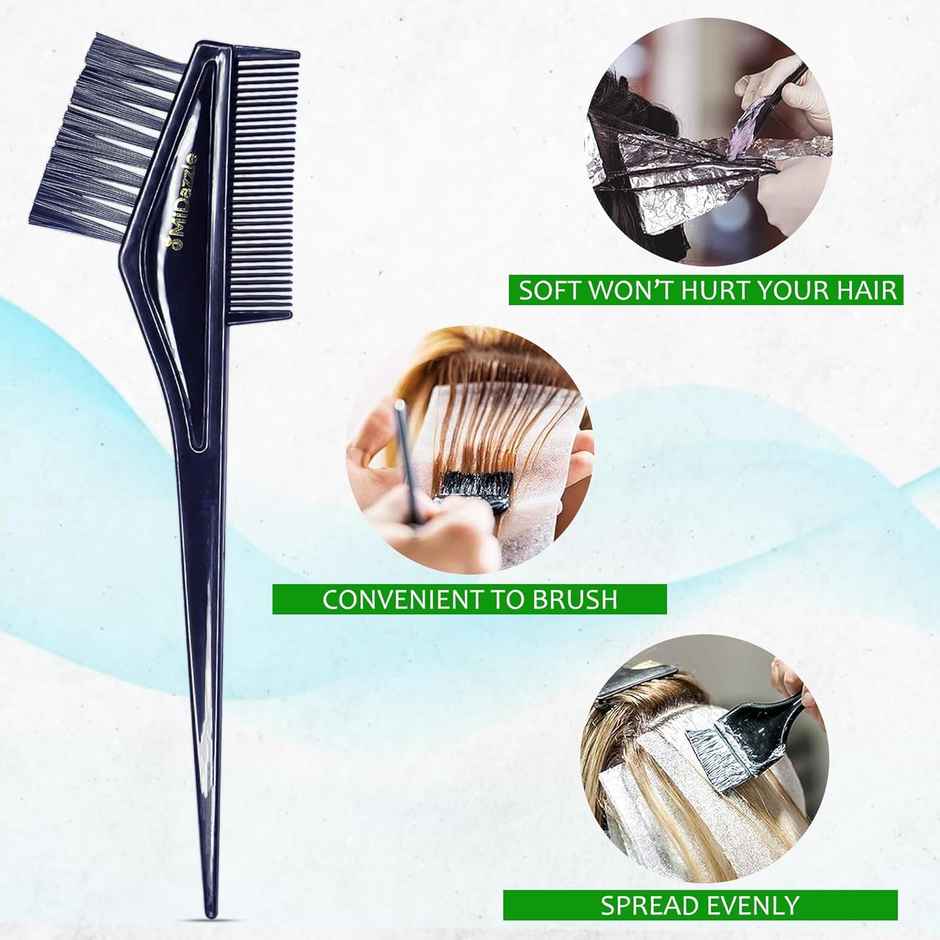 Midazzle 2in1 Hair Dye/Mehndi Coloring Brush | MIDB1002