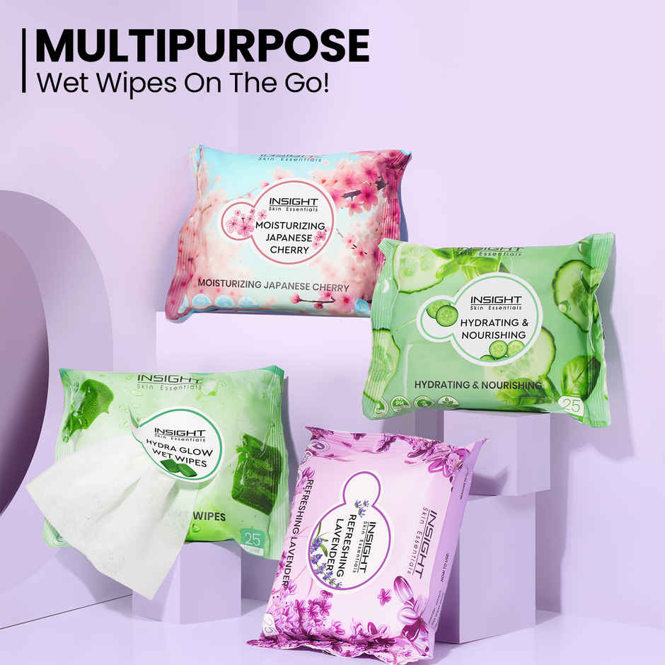 Insight Cosmetics Refreshing Lavender Wet Wipes