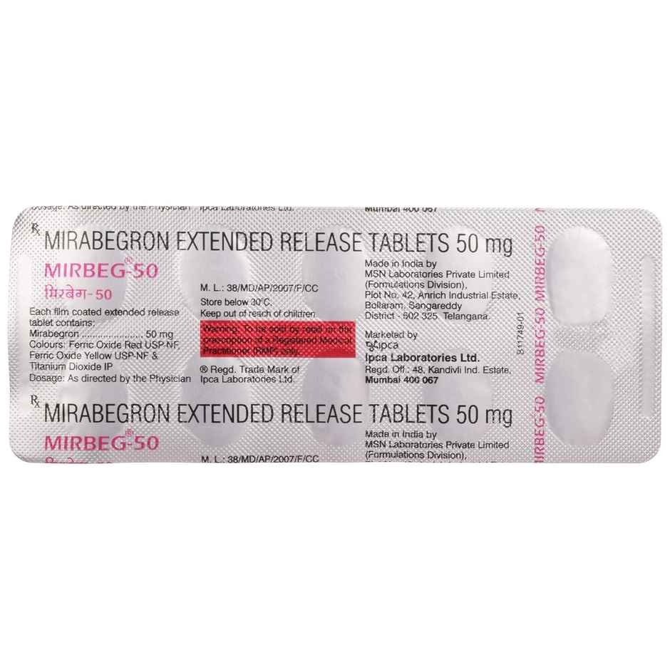 Mirbeg-50 Tablet ER
