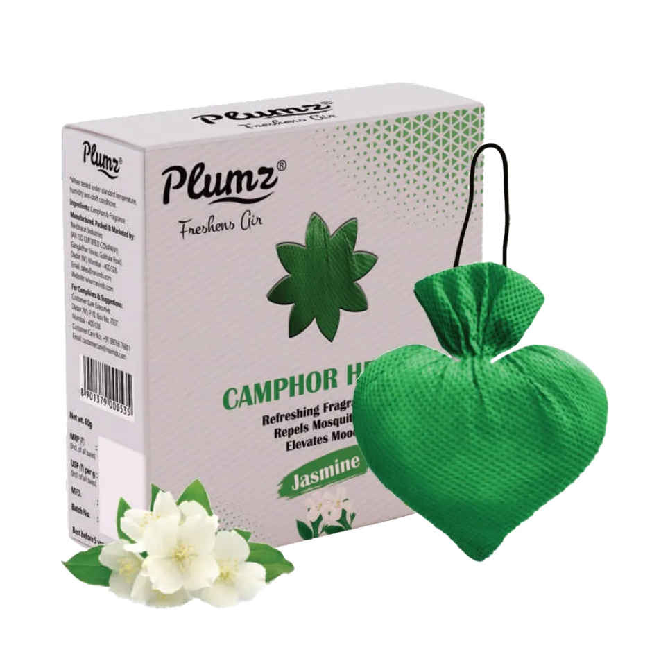 Plumz ZepPure Jasmine Camphor Heart Room Freshener