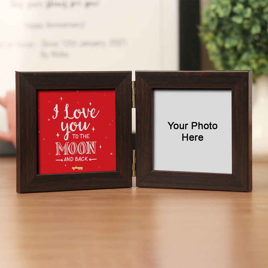 I Love You to the Moon Magic Window Photo Frame | 2 Photo Slots | Oye Happy
