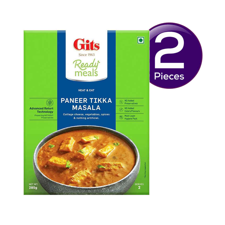 Gits Paneer Tikka Masala Ready to Eat Combo