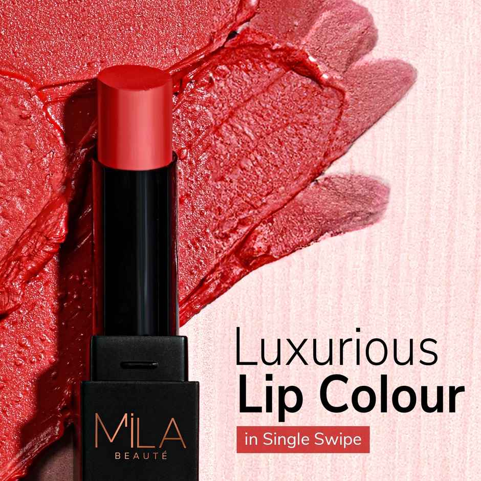 Mila Beaute Pro Matte Creamy Lipstick Luxurious Texture | 03 Naina