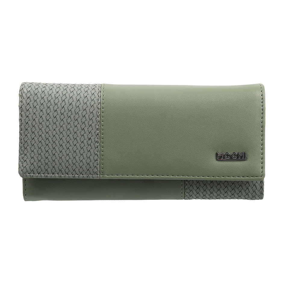 Mochi Women's Pu Wallet | 95-7659-21 | Green