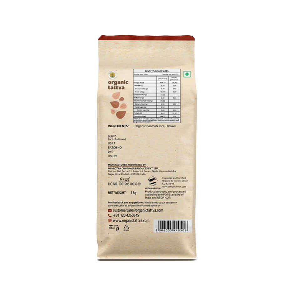 Organic Tattva Brown Basmati Rice