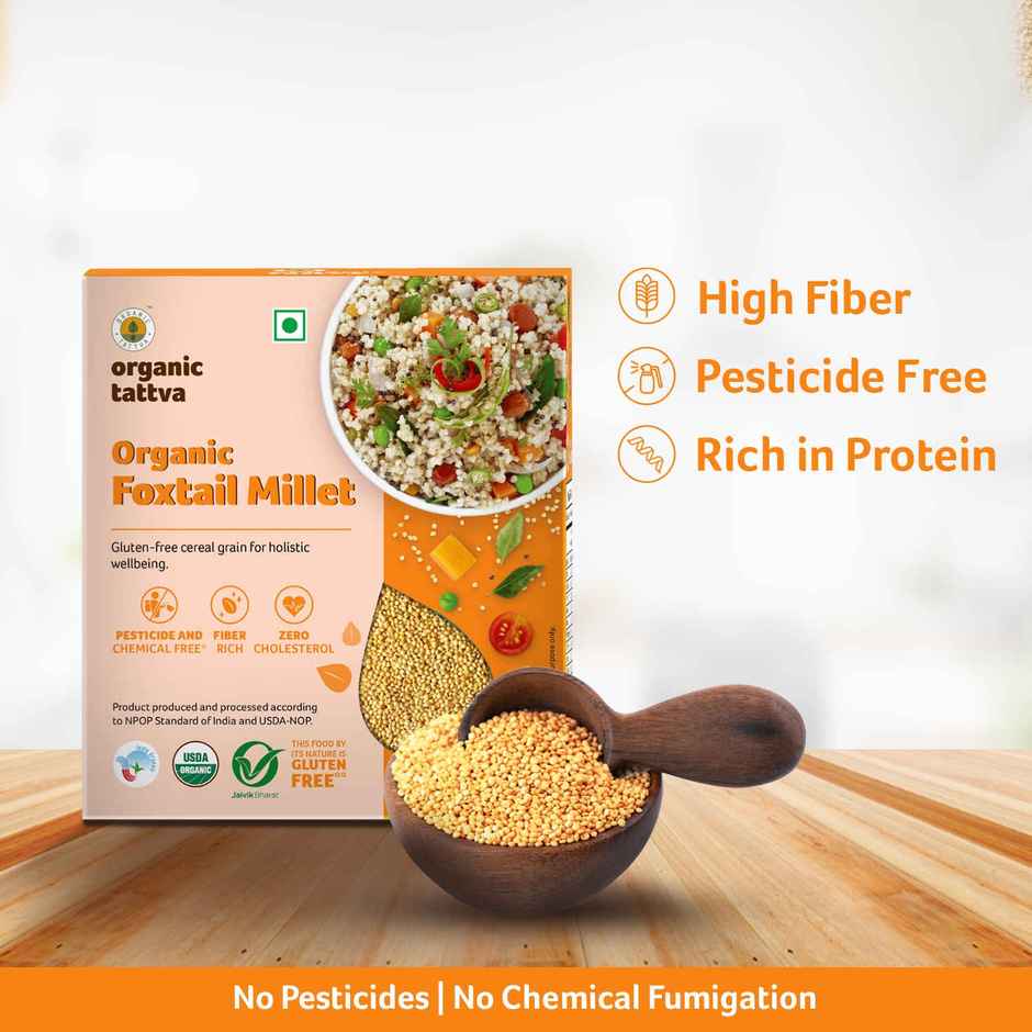 Organic Tattva Foxtail Millet | Cholesterol-Free