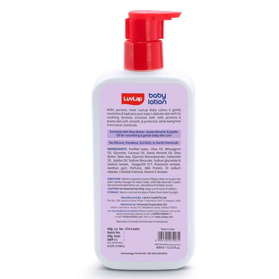 LuvLap Baby Lotion