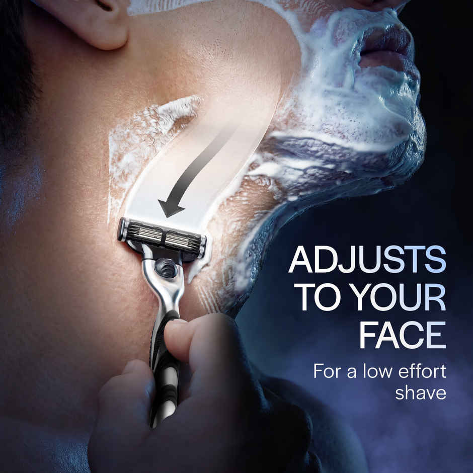 Gillette Mach3 Charcoal Shaving Razor with New Enhanced Lubrastrip with Touch of Charcoal