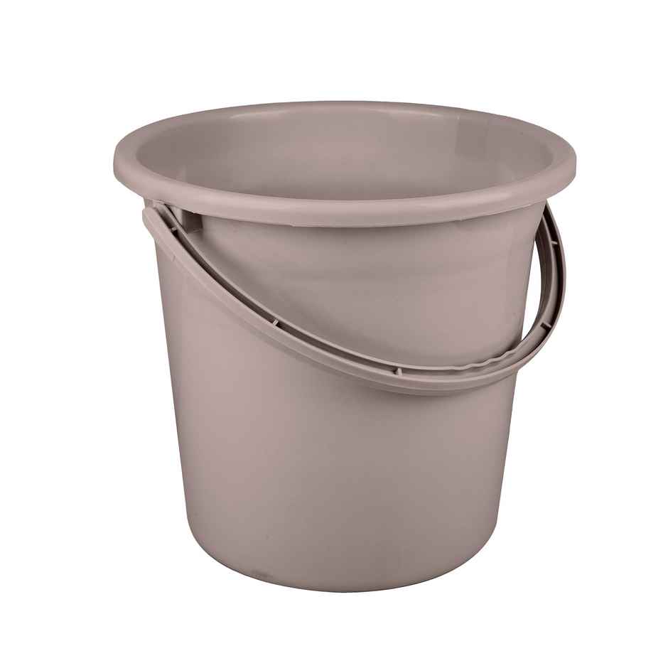 Kuber Industries Plastic Strong Bucket for Bathroom for Bathing|18 L|Brown