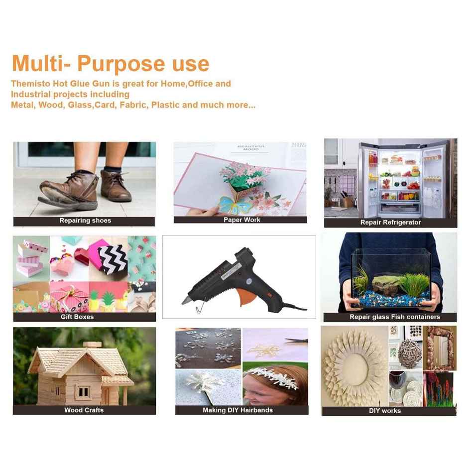 Aptechdeals 100 W Glue Gun With 5 Glue Sticks