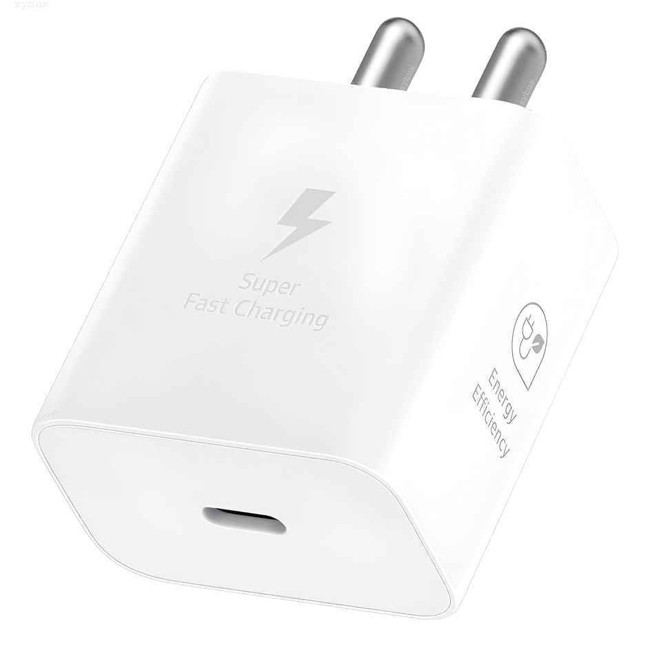Ailkin 25W GaN Charger Adaptor for Samsung Phones | White