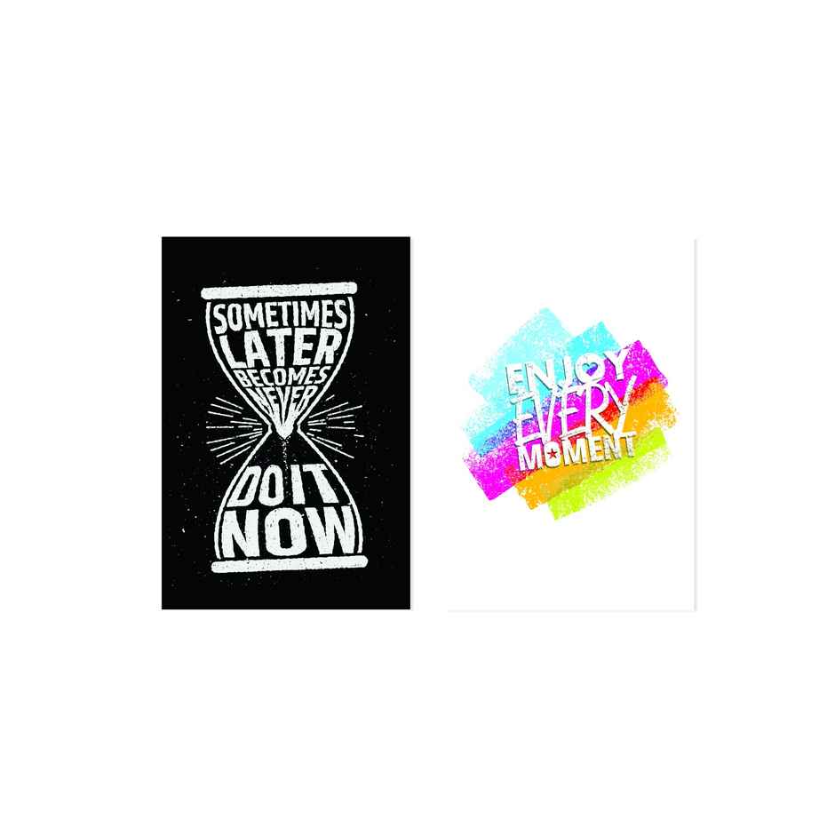 Paper Plane Design Motivational Wall Posters | Set of 10 | (12 Inch x 18 Inch) D81
