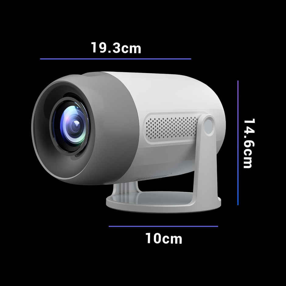 Zebronics Pixaplay 63 Smart LED Projector | 5000 Lumens | 150in | Android | 1080p WiFi | BT