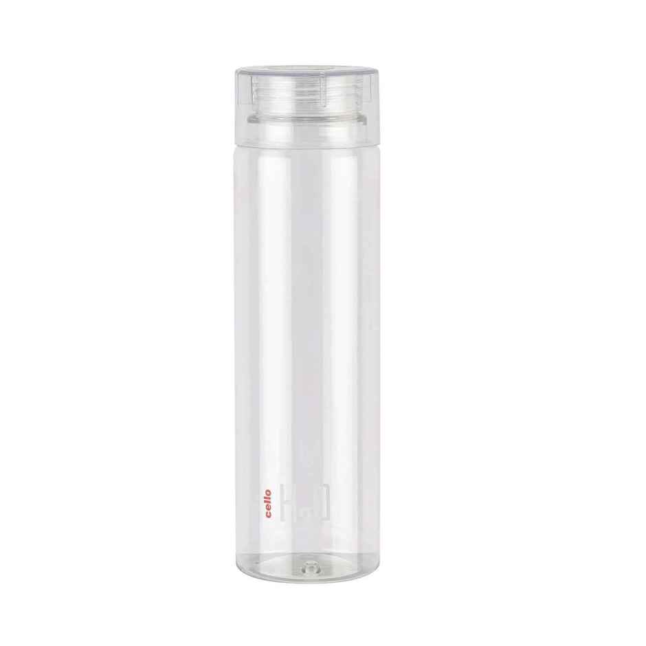 Cello H2O Round Unbreakable Plastic Bottle Leak proof & Break | proof | 1 L