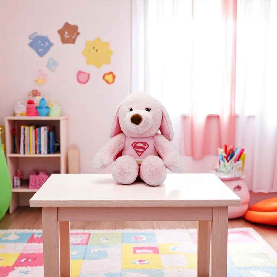 Mirada 30Cm Supergirl Bear Pink