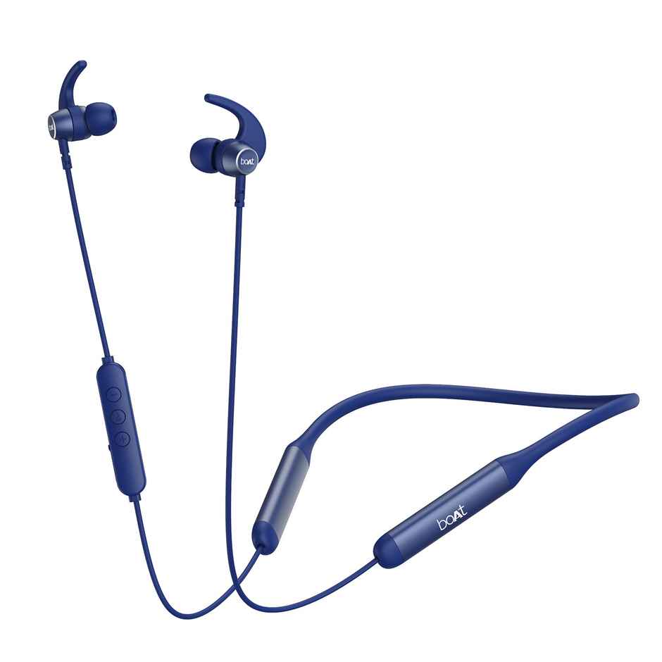 boAt Rockerz 330 Pro BT Neckband w/ 60H Playtime, ASAP Charge & ENx Tech (Navy Blue)