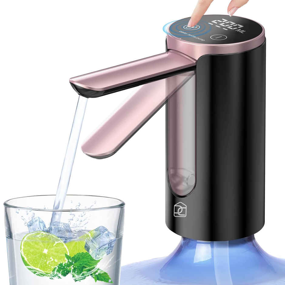DALUCI Portable Wireless Water Dispenser Pump for 20 Litre Bottle | LED Display | 1200mAh